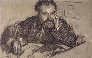 Edgar Degas Study for Edmono Duranty Sweden oil painting artist